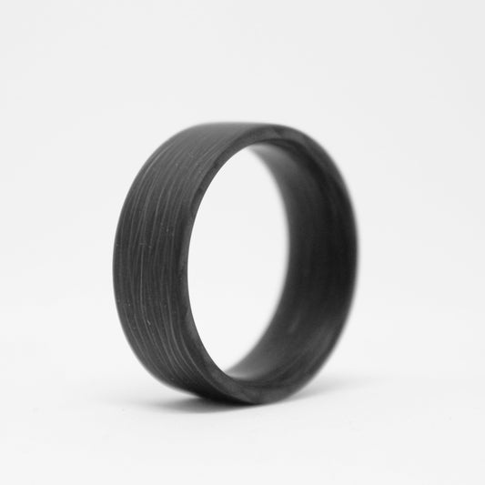 matte carbon fiber weave Band