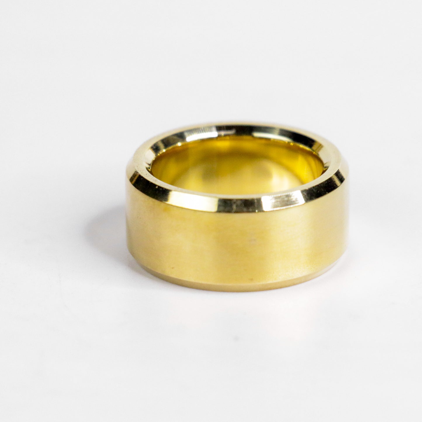 solid gold chunky band - 14k