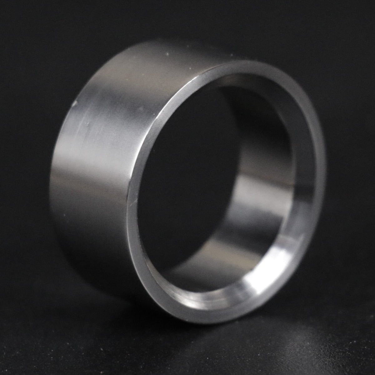 flat titanium band