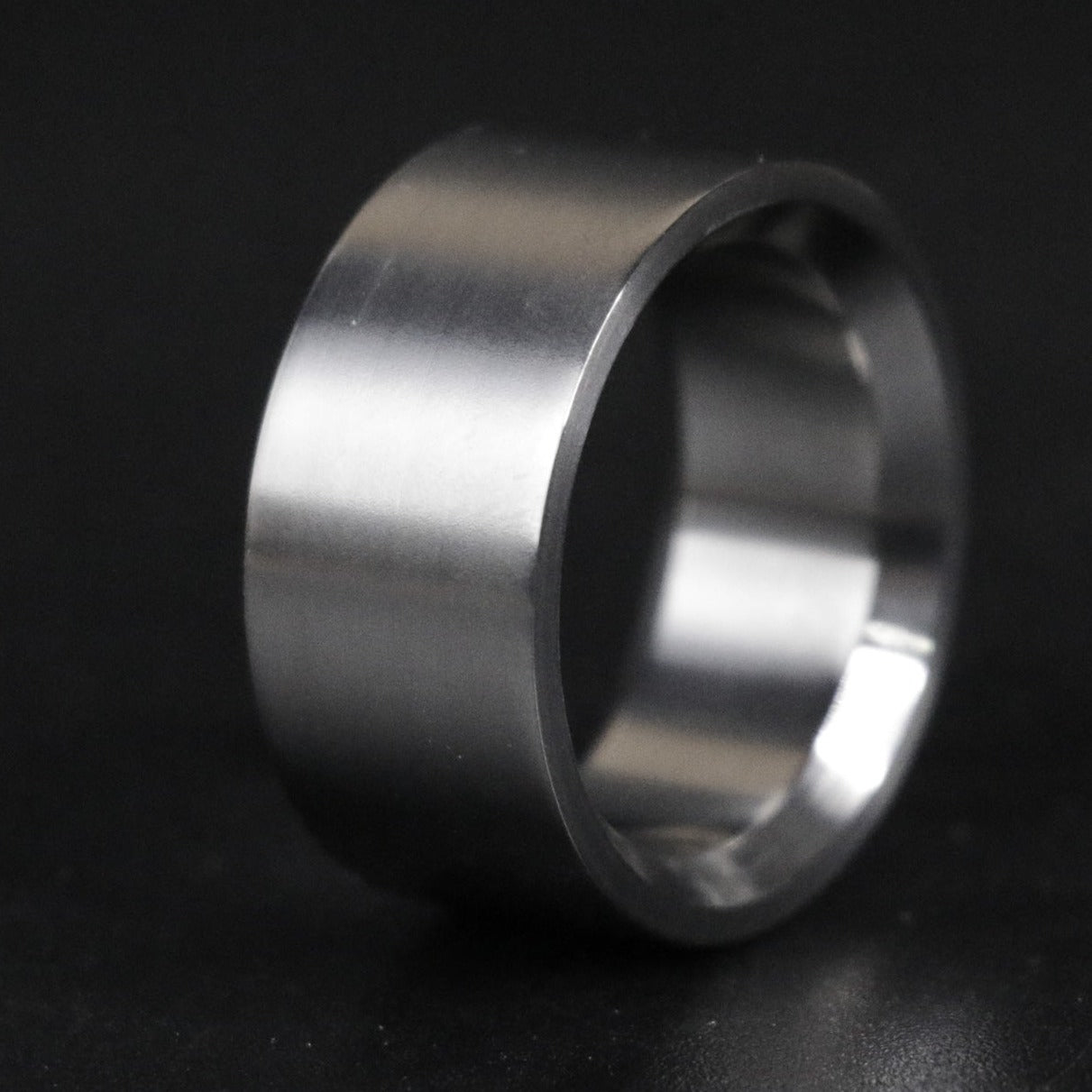 flat titanium band